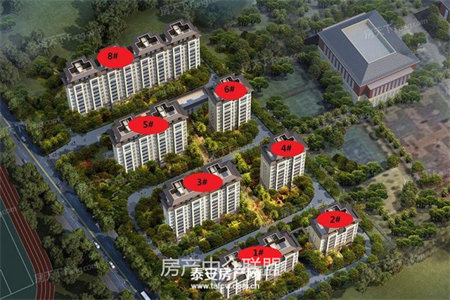 圣都山水城一期紧邻高级中学精装修证满两年